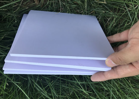 Thin Lightweight Pvc Hard Foam Board , Pvc Decorative Sheet Fade Resistant Printing